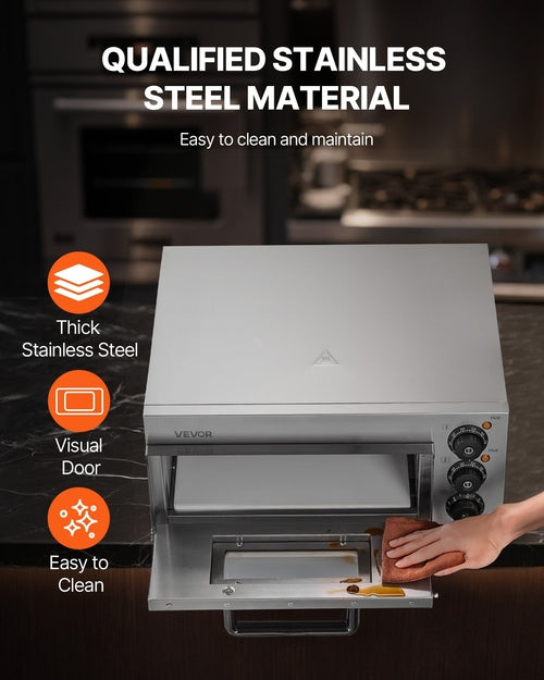 Commercial Countertop Pizza Oven Electric Pizza Oven for 35.56 cm